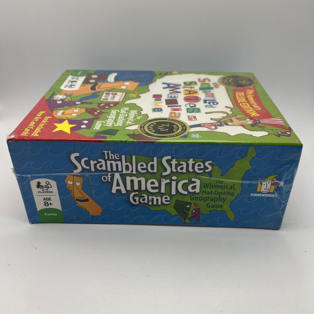 The Scrambled States of America Game 10th Anniversary Deluxe Edition New Sealed - Picture 5 of 10